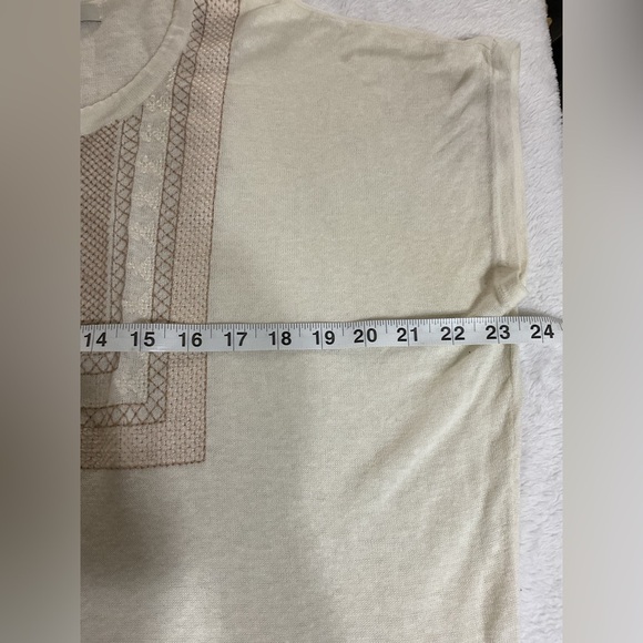 Madewell linen blouse women's, beige - Picture 6 of 11